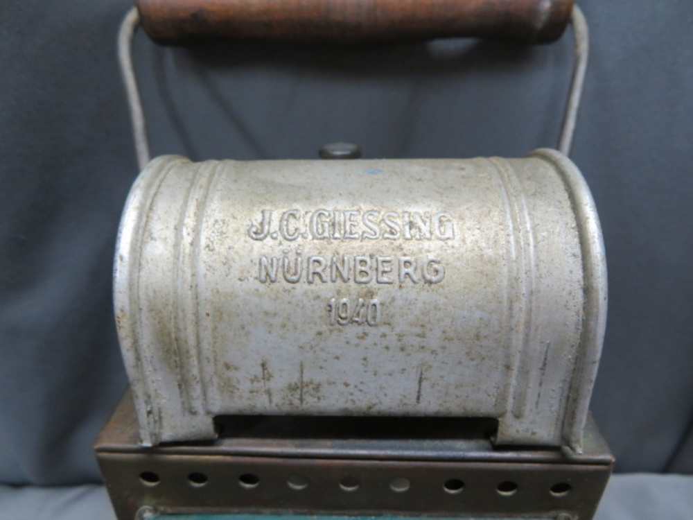 WWII GERMAN REICHSBAHN RAILWAY LANTERN-ORIGINAL-DATED 1940-img-2