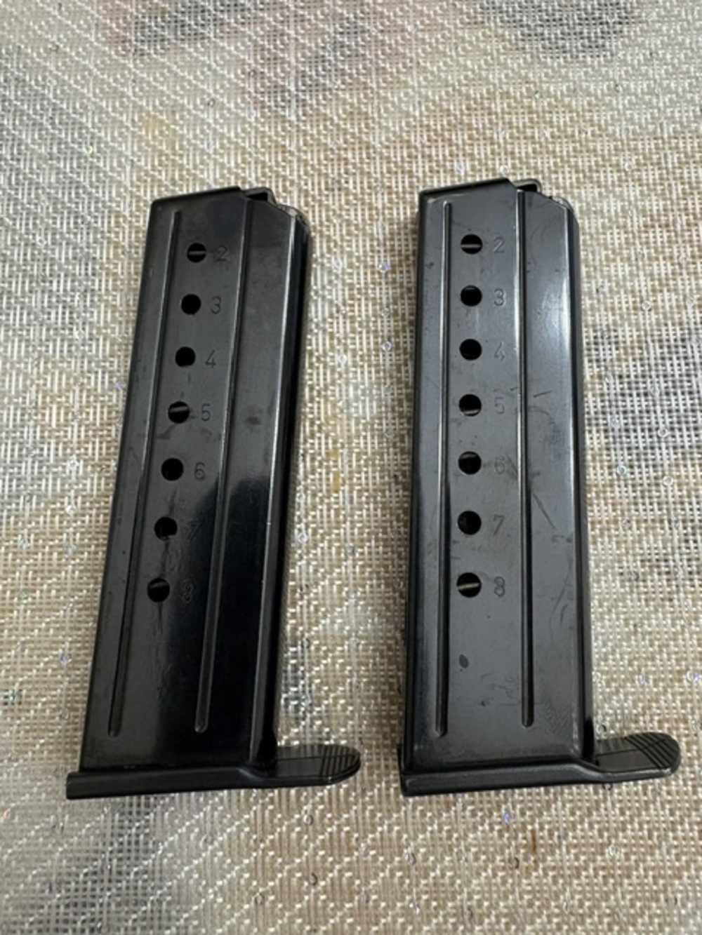 H&K HK P7 PSP 8 round magazine – IA Date Code – 9mm  Heckler & Koch-img-0
