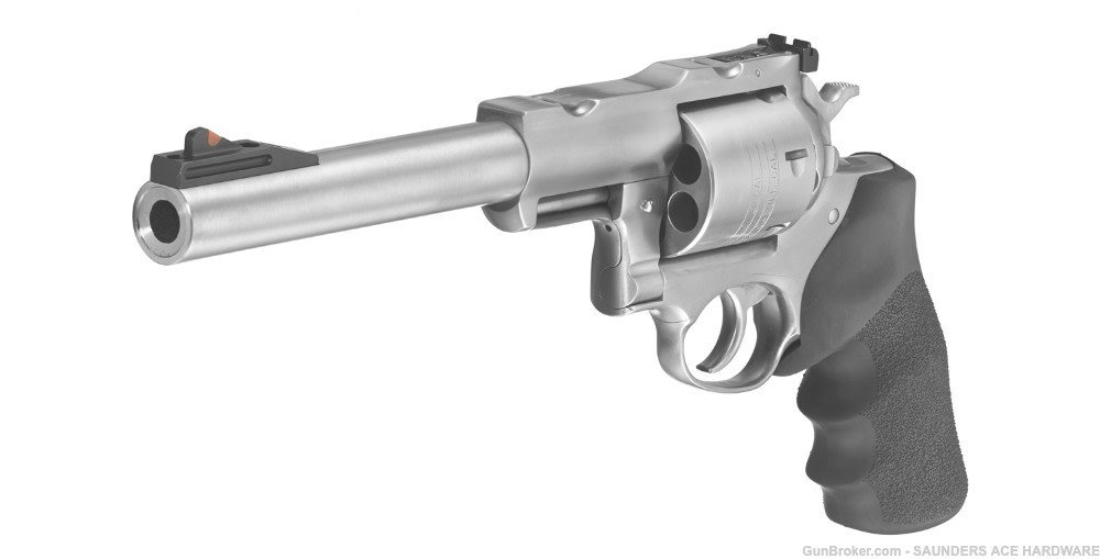 RUGER SUPER REDHAWK Revolver Dual Chambered 454 Casull Hogue Grip 6-Shot-img-4