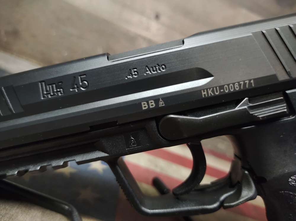 EXCEL COND H&K (Heckler and Koch) HK 45 V1 4.5"Brl 10+1 w/Mag Mfg2012 PENNY-img-8