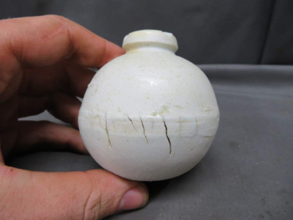 WWII JAPANESE LAST DITCH TYPE 4 CERAMIC GRENADE-NICE-img-0