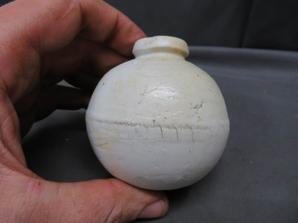 WWII JAPANESE LAST DITCH TYPE 4 CERAMIC GRENADE-NICE-img-2