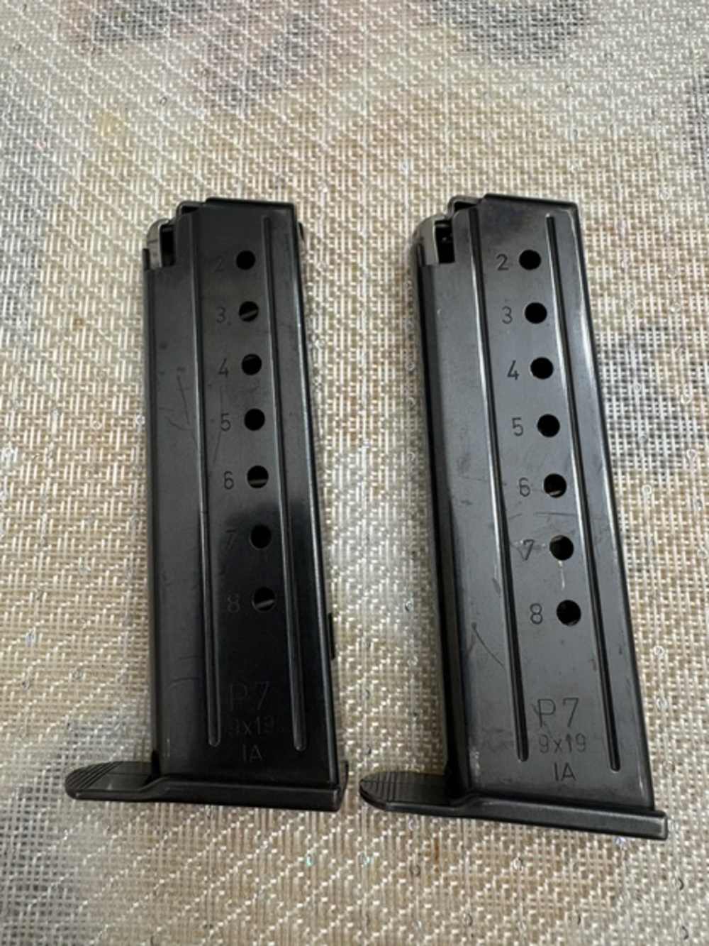 H&K HK P7 PSP 8 round magazine – IA Date Code – 9mm Heckler & Koch-img-0