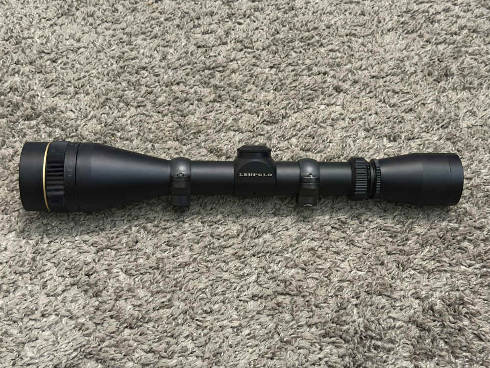 Leupold VX-II 4-12 riflescope 1” duplex AO  1/4” click nice matte-img-0
