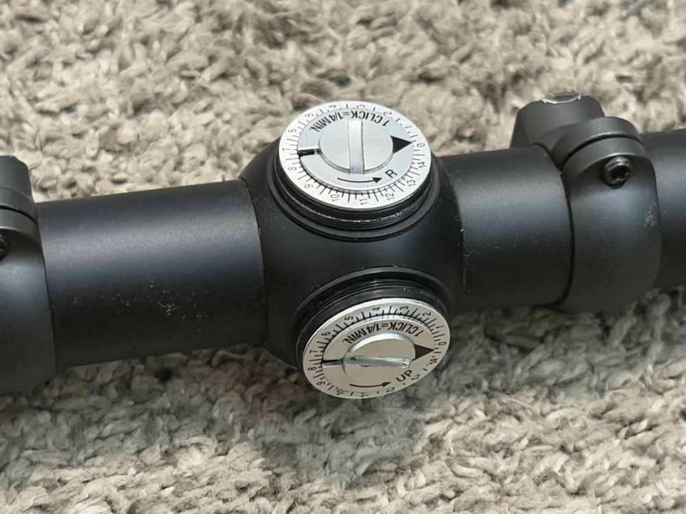 Leupold VX-II 4-12 riflescope 1” duplex AO  1/4” click nice matte-img-7