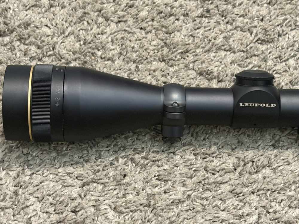 Leupold VX-II 4-12 riflescope 1” duplex AO  1/4” click nice matte-img-2