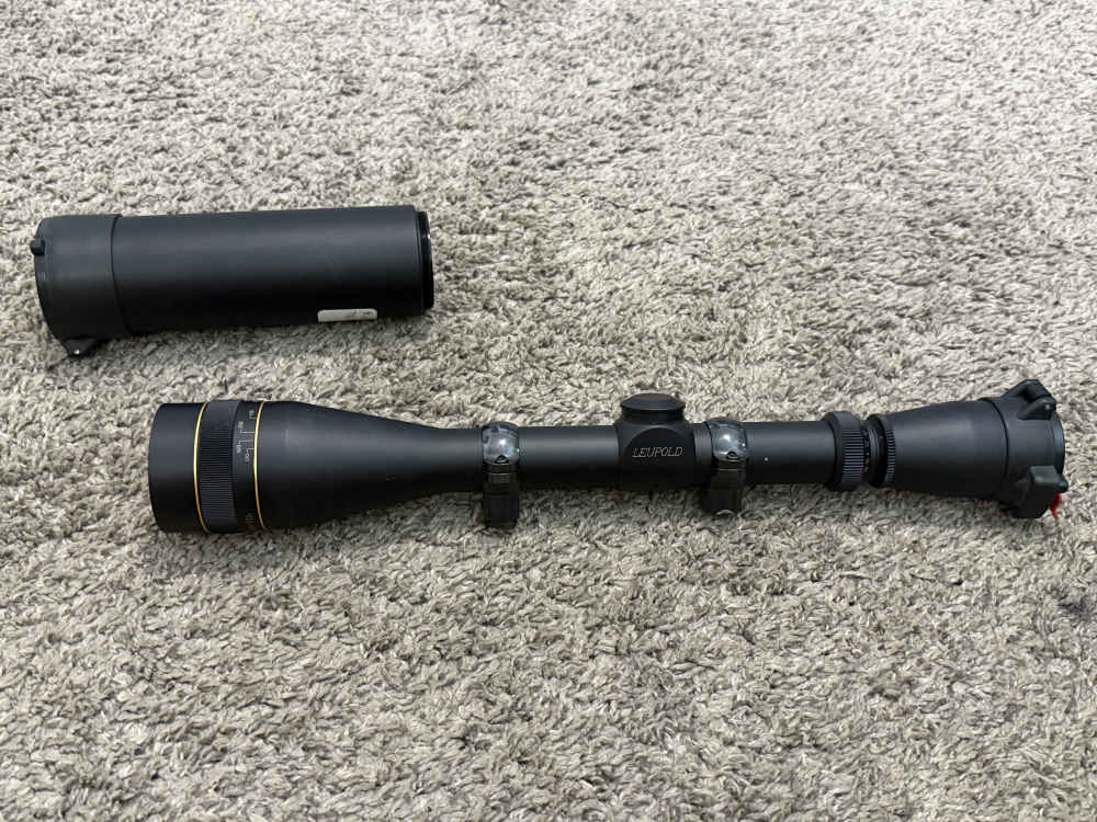 Leupold Vari-X II 6-18 riflescope matte 1” tube Duplex reticle 1/4” AO -img-0