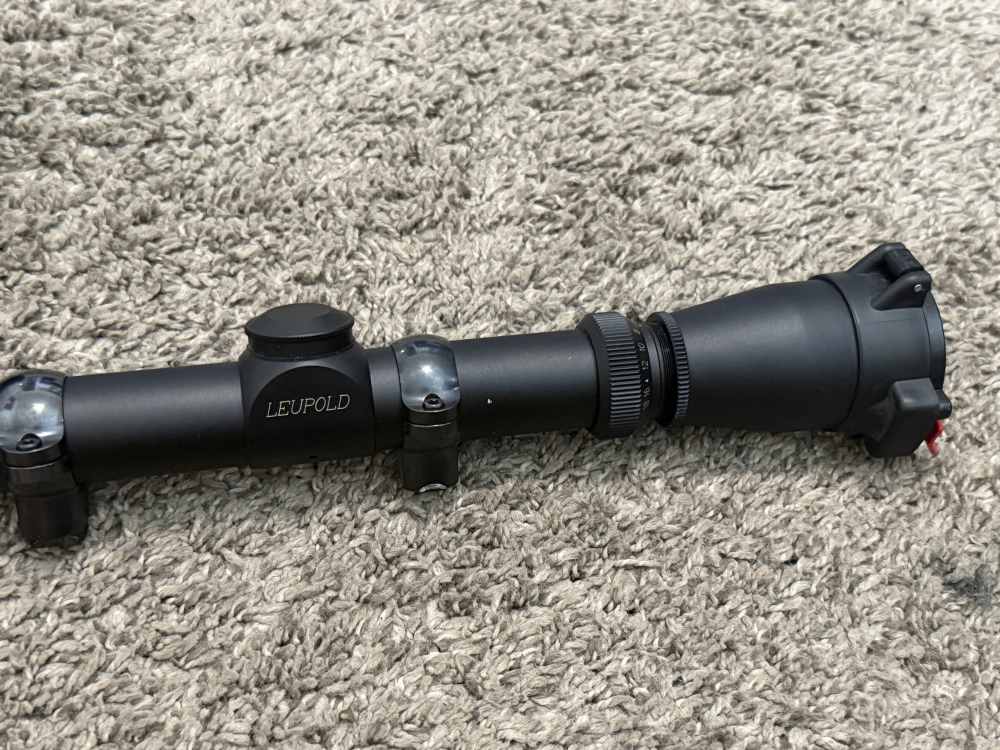 Leupold Vari-X II 6-18 riflescope matte 1” tube Duplex reticle 1/4” AO -img-1
