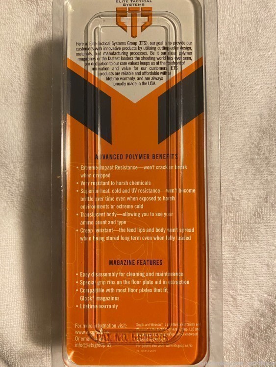 New Elite Tactical Systems 21 round (9mm) mag fits S&W M&P & Compact-img-2