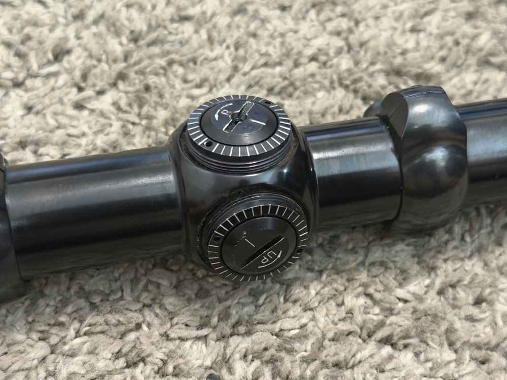 Redfield Tracker 2x-7x gloss riflescope rare 1” tube duplex vintage-img-8