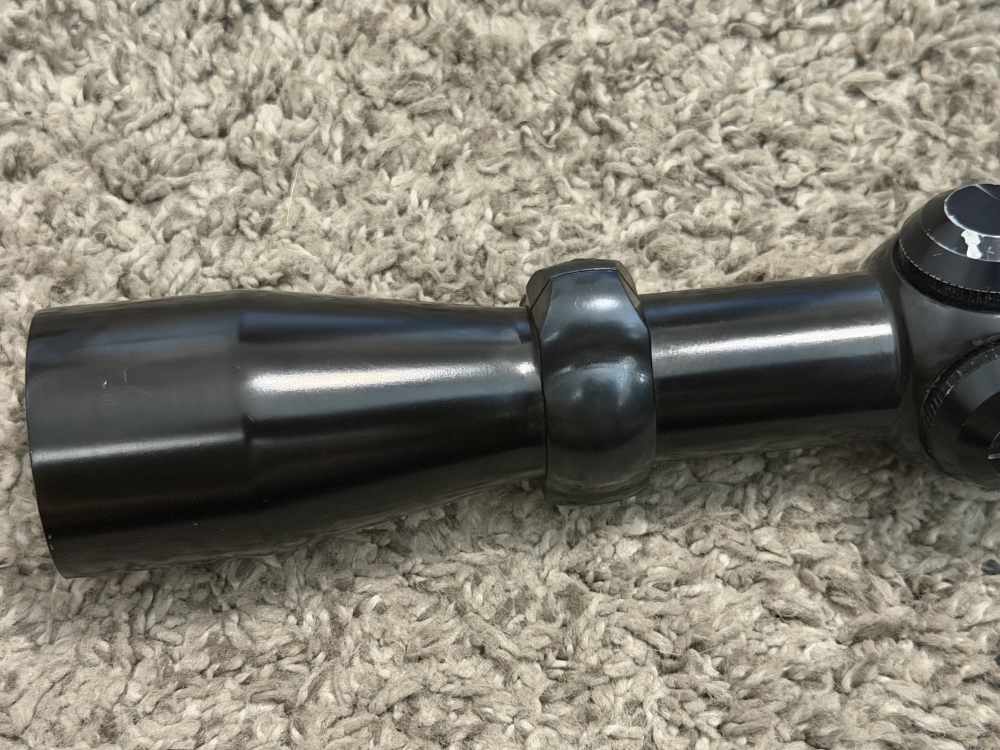 Redfield Tracker 2x-7x gloss riflescope rare 1” tube duplex vintage-img-7