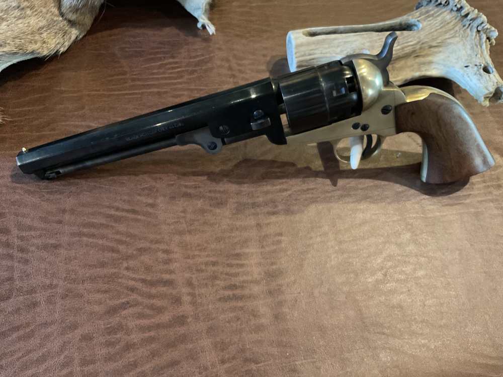 Pietta 1860 Army Black Powder Revolver 44 CALIBER Brass Frame Nice Ex Sale!-img-0