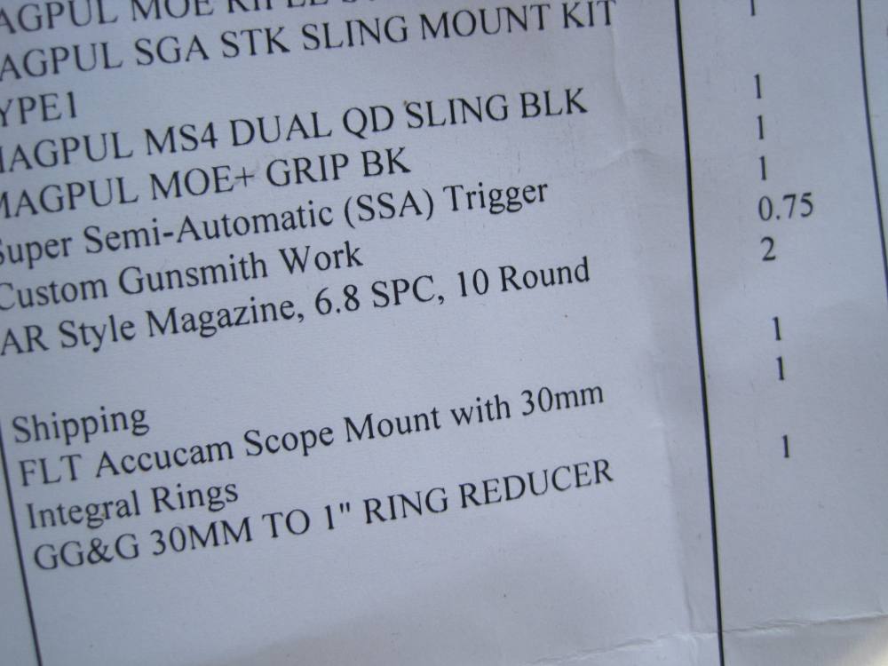 AX Tactical AR15 6.8 Remington Special NOS  Single Shot or  Semi Auto-img-11