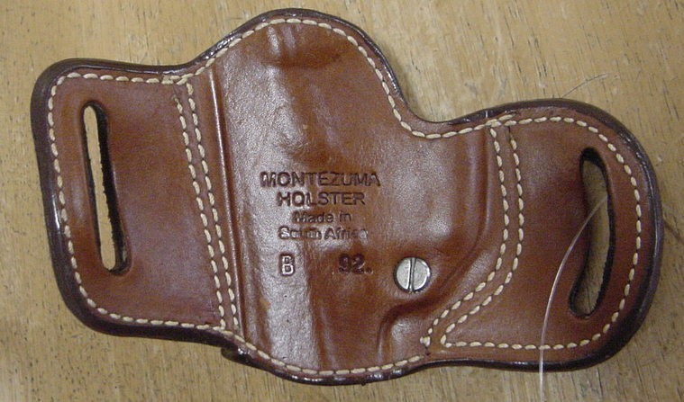 Montezuma Hip Side Belt Holster Beretta 92 Tan-img-1