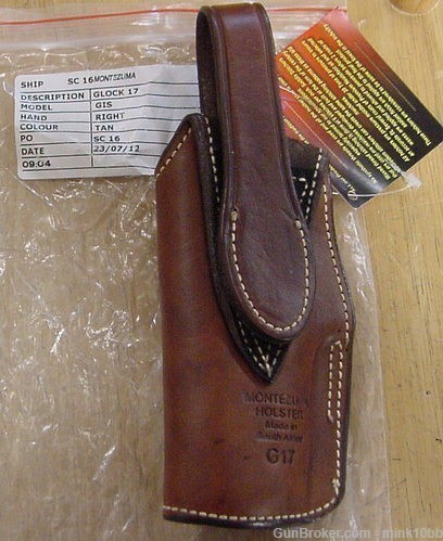 Montezuma Field Holster Glock 17 Tan  -img-1