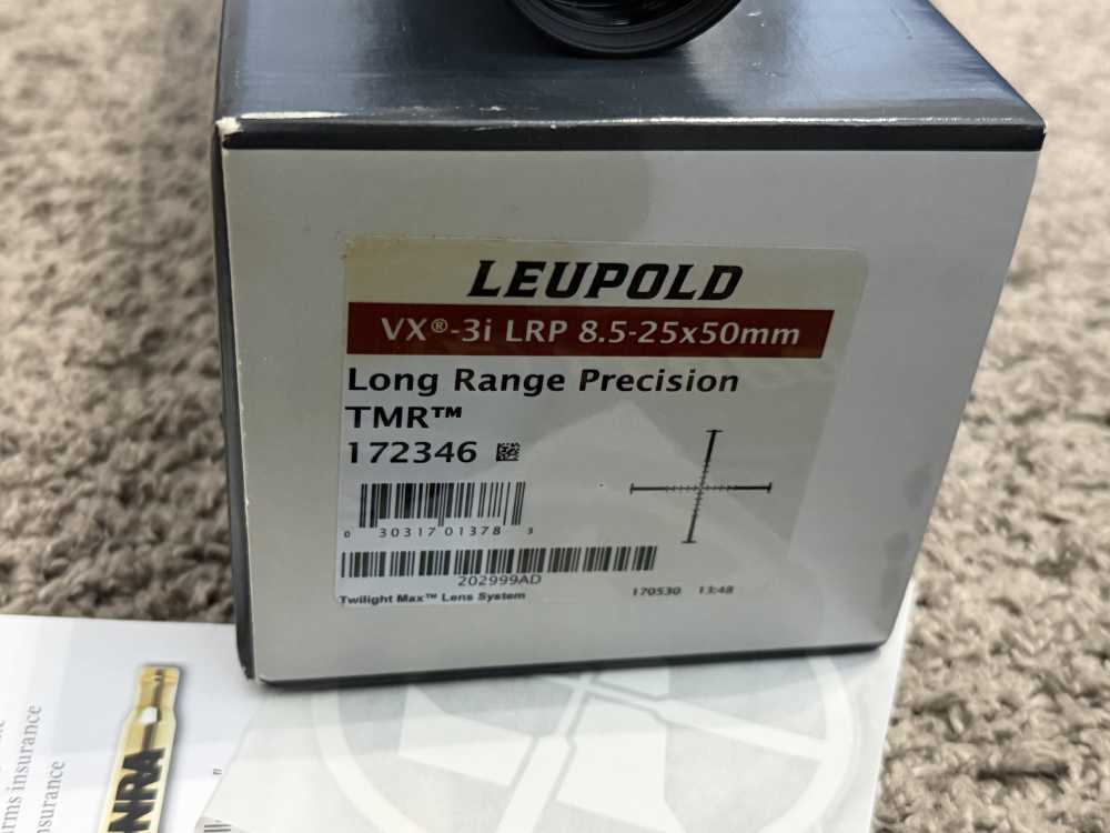 Leupold VX-3I LRP 8.5-25x50 mm riflescope Long range LNIB 30mm TMR Rare-img-7