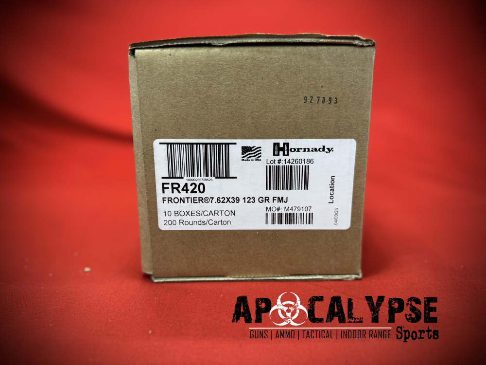 7.62x39 Ammo Hornady Frontier 123gr FMJ 200rds-img-4