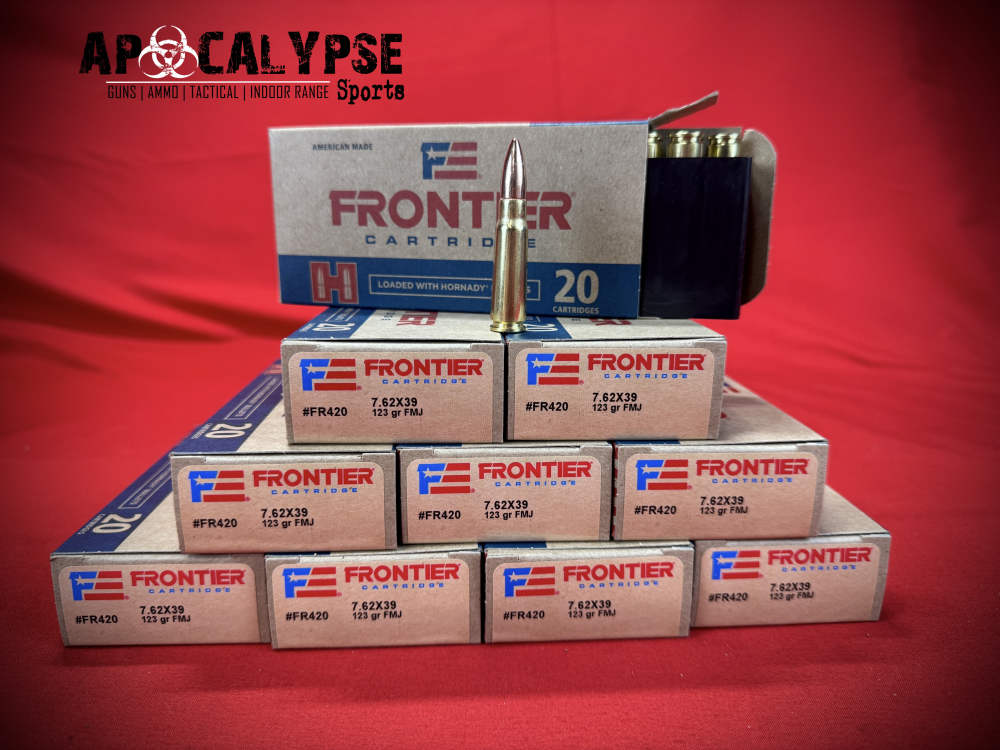 7.62x39 Ammo Hornady Frontier 123gr FMJ 200rds-img-0