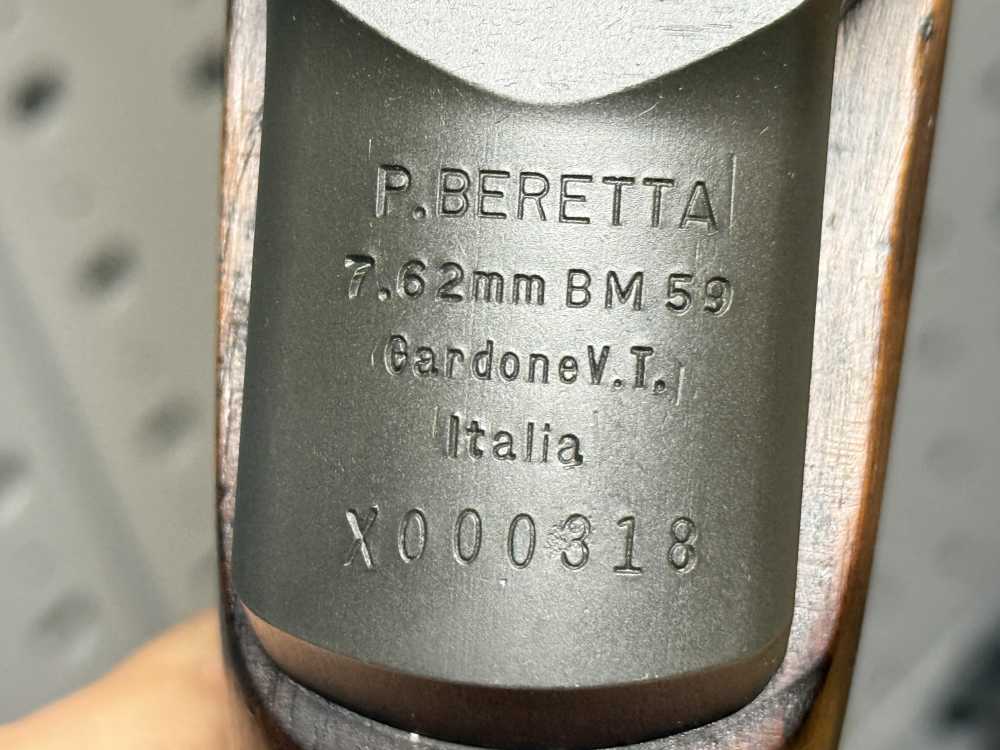 TRANSFERABLE C&R Springfield Armory Beretta Italy BM59 7.62x51 308 8x Mags -img-2