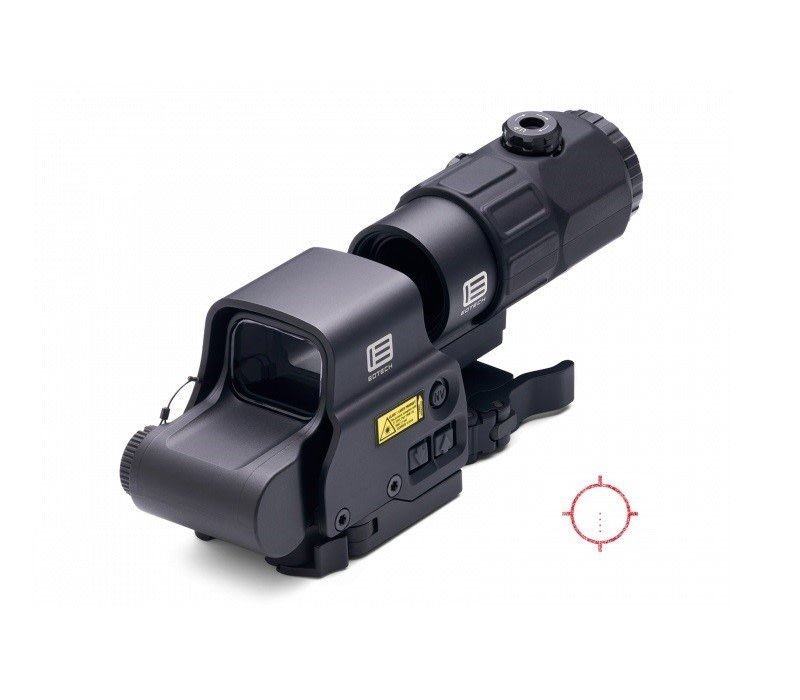 EO Tech EXPS3-4 w/ 5x Magnifier & Flip-To-Side Mount-img-1