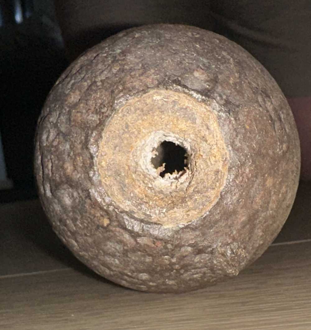 Confederate Civil War Read Artillery Shell Found at Spotsylvania, INERT-img-3