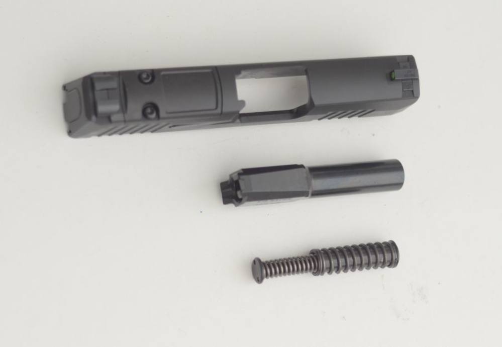 Sig P365 P365X 9mm OR upper slide optic ready XRAY NS SiG  3.1 " barrel-img-0