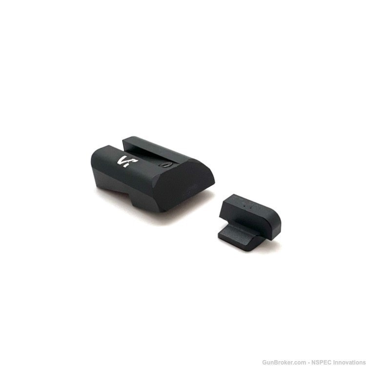 VI Steel 1911 Night Sights Novak Front Sight Rear-img-2