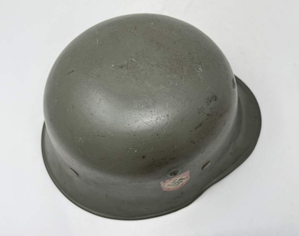 WW2 German M34 Double Decal Police HELMET SD SS WWII -img-7