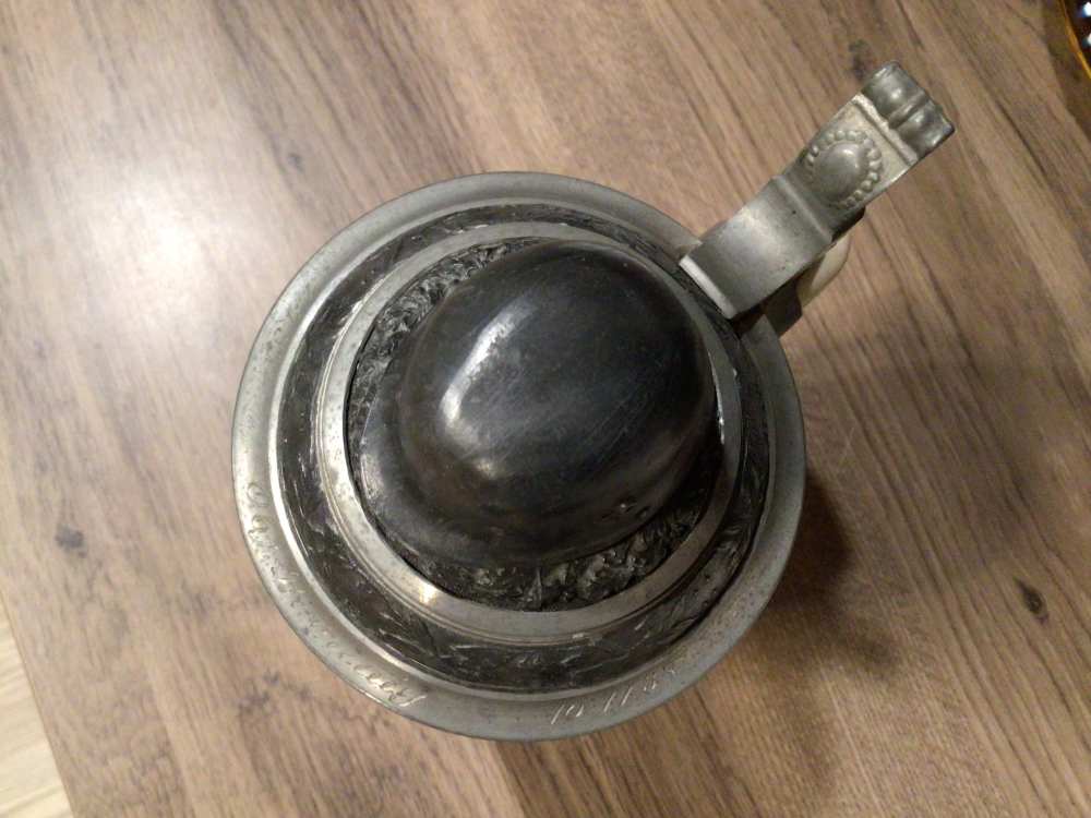 Original 1938 WWII German Jager Stein Named To A Sergeant— MINT-img-7