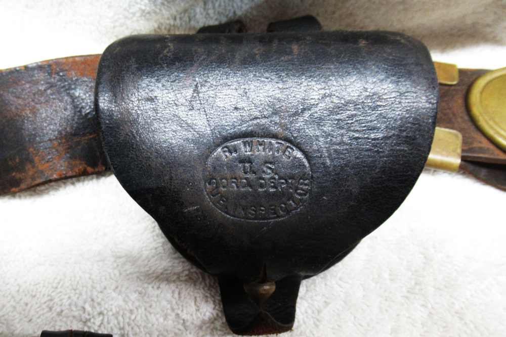 Confederate Revolver (Reproduction) With Belt And Accessories, Circa 1863.-img-1