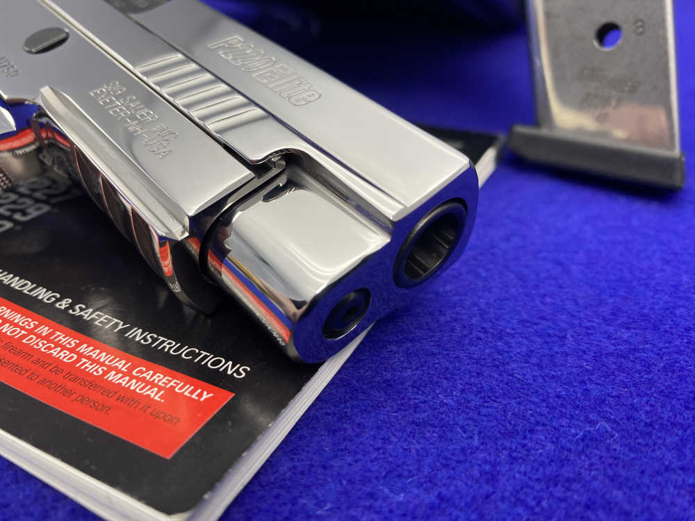 ULTIMATE BRIGHT STAINLESS Sig Sauer P220 ELITE 45ACP w/ Orig Box & 2 Mags-img-22