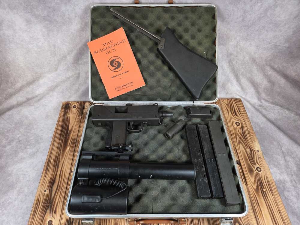 Ingram M-10a1 (MAC-10) 9mm transferable machine gun-img-0
