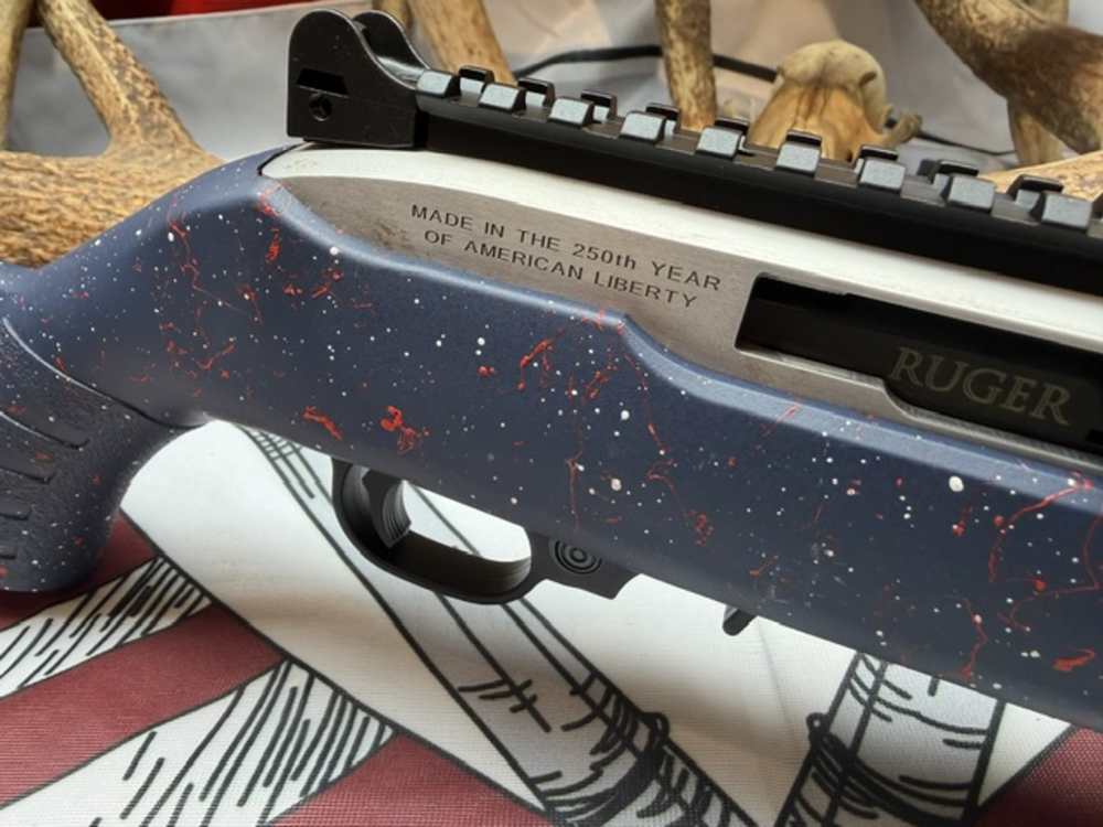 RUGER 10/22 250TH BLUE 22 LR SEMI-AUTO RIFLE-img-5