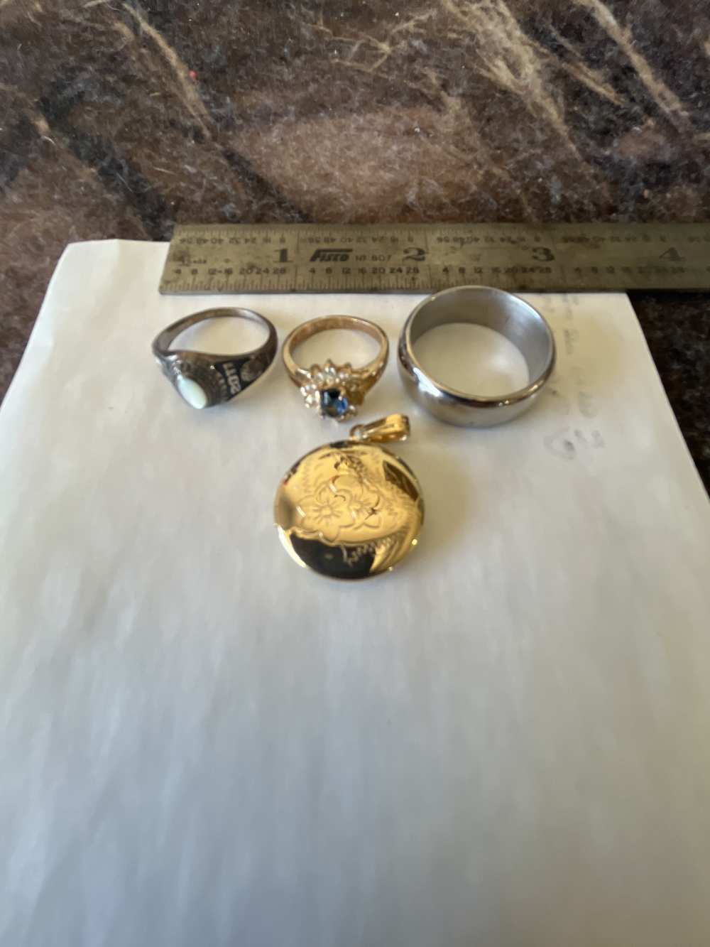 Fashion ring set estate Gold Platinum Silver -img-0