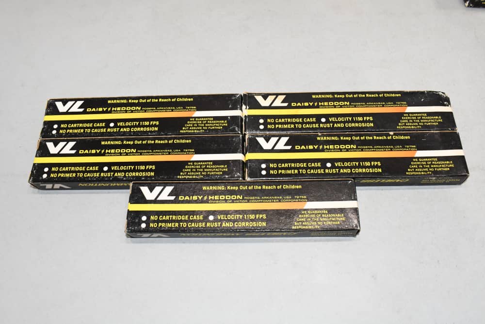5,900 Rds +/- Vintage Daisy Heddon Air Rifle Caseless Ammunition .22 Cal -img-2