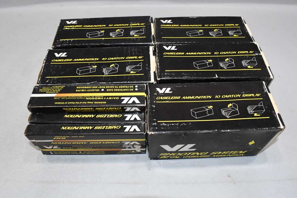 5,900 Rds +/- Vintage Daisy Heddon Air Rifle Caseless Ammunition .22 Cal -img-0