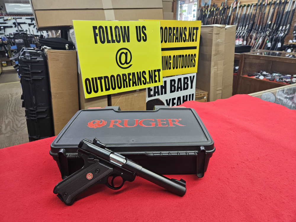 Ruger 40101 Mark IV Target 22 LR 10+1 5.50" Blued Bull Barrel -img-1