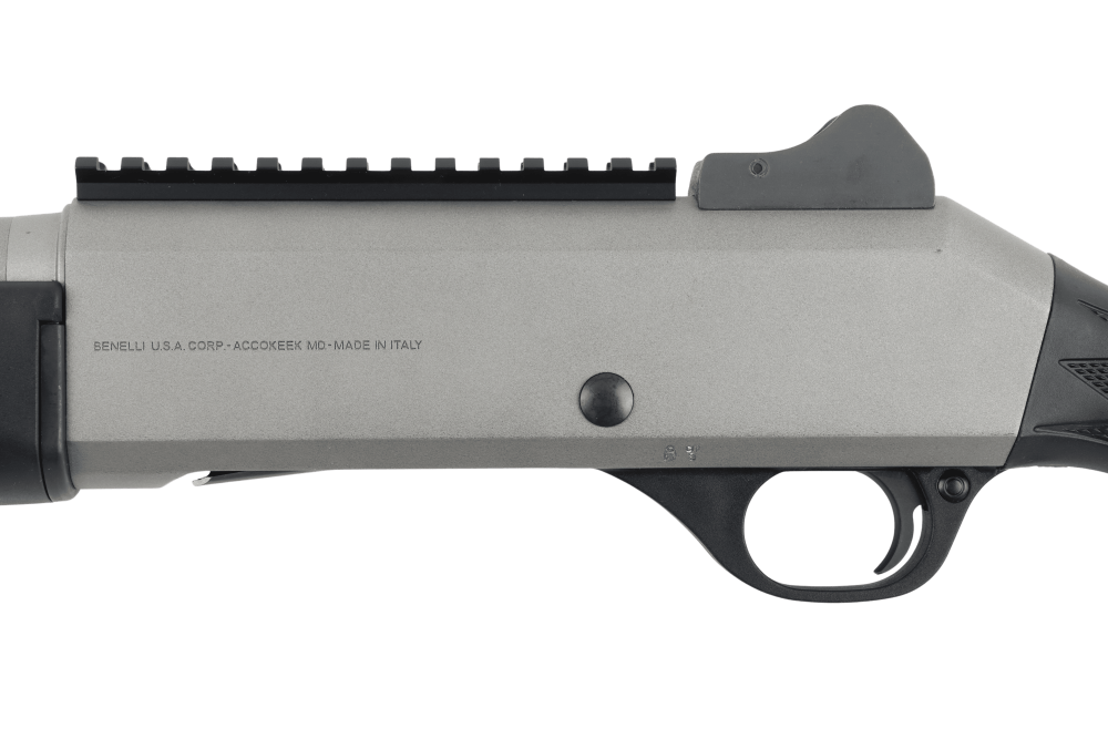Used Exlnt Benelli M4 H2O Tactical 12GA Semi-Auto 18.5in Titanium Cerakote -img-11