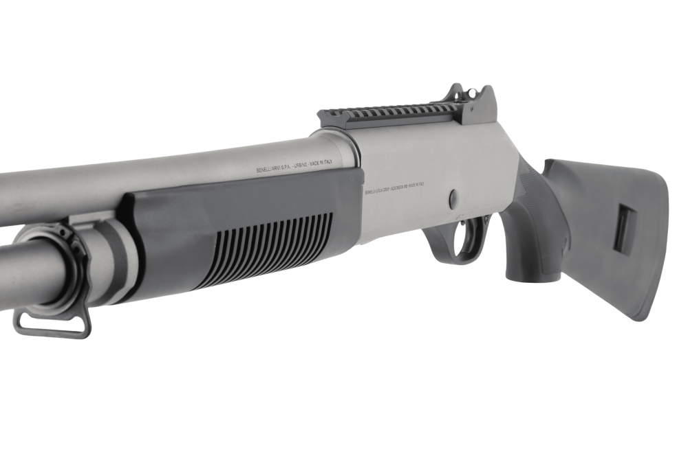 Used Exlnt Benelli M4 H2O Tactical 12GA Semi-Auto 18.5in Titanium Cerakote -img-10