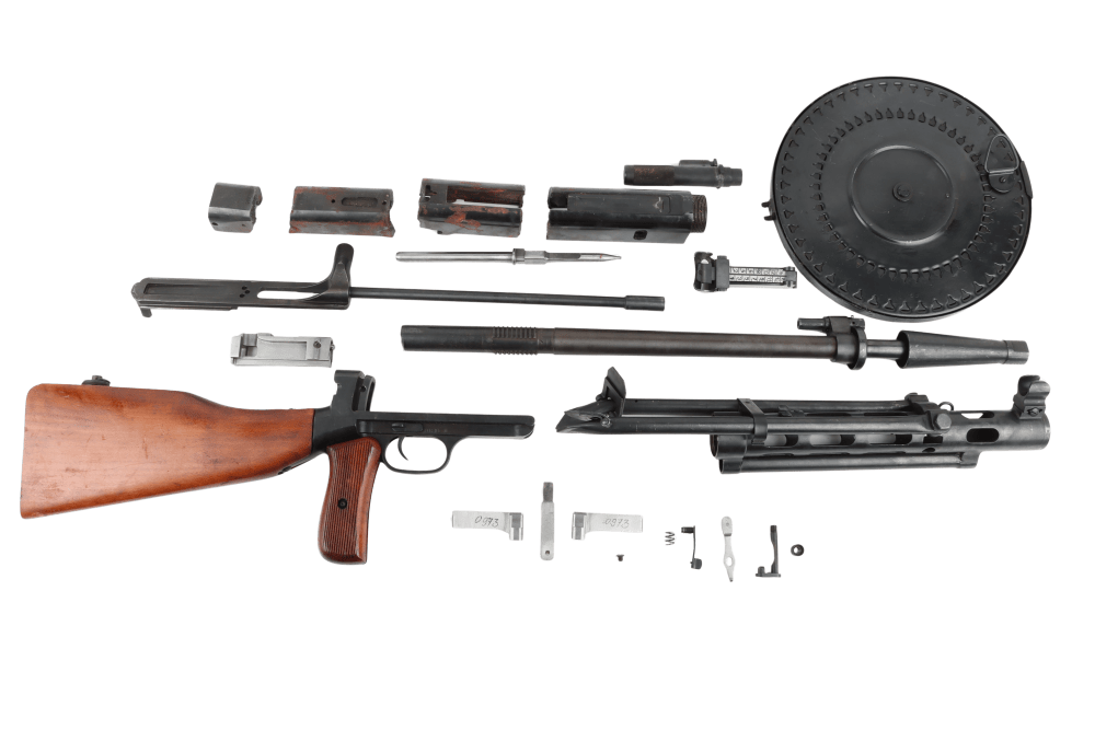 Surplus Polish DPM 7.62x54R Incomplete Kit Circle 11 Orig Barrel Matching-img-0