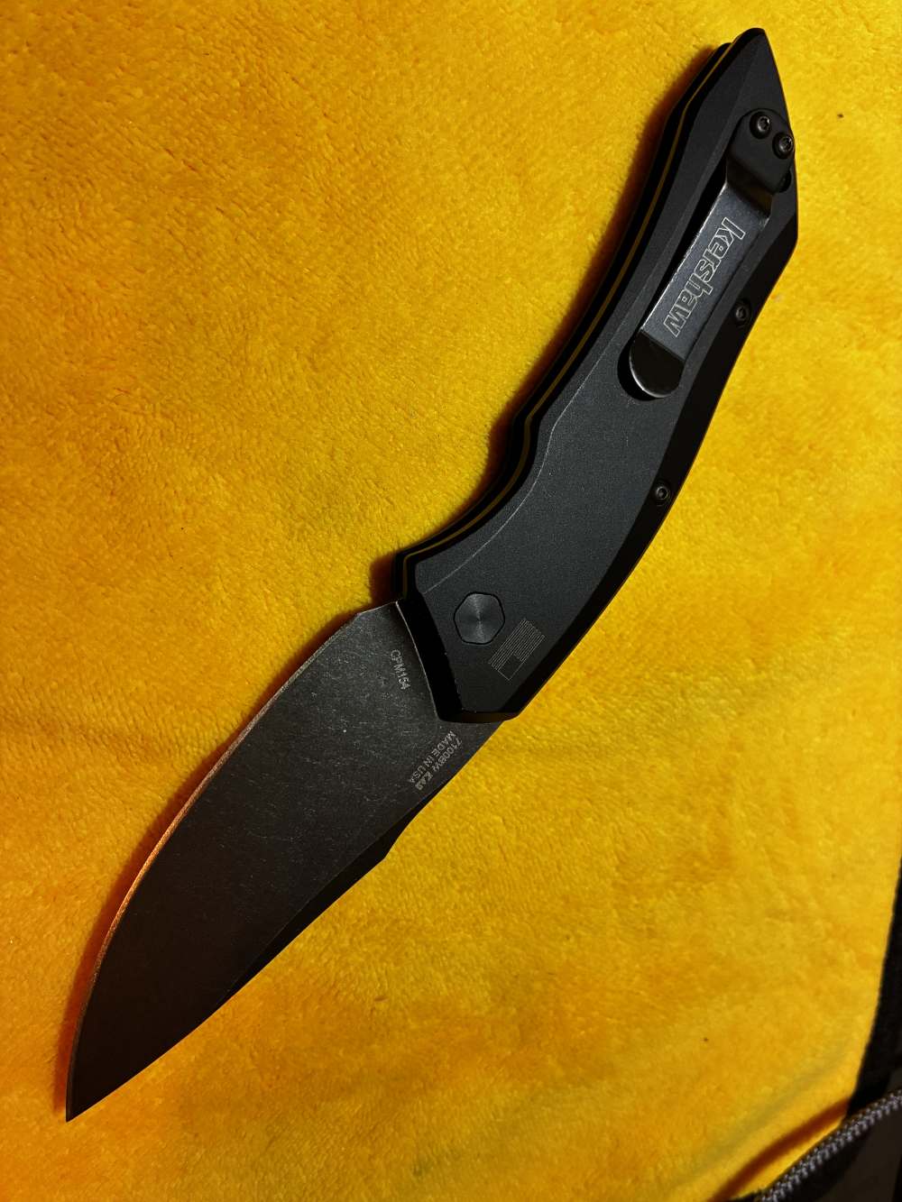 Kershaw Launch 1 Auto 7100BW, USA-made tactical automatic pocket knife-img-0