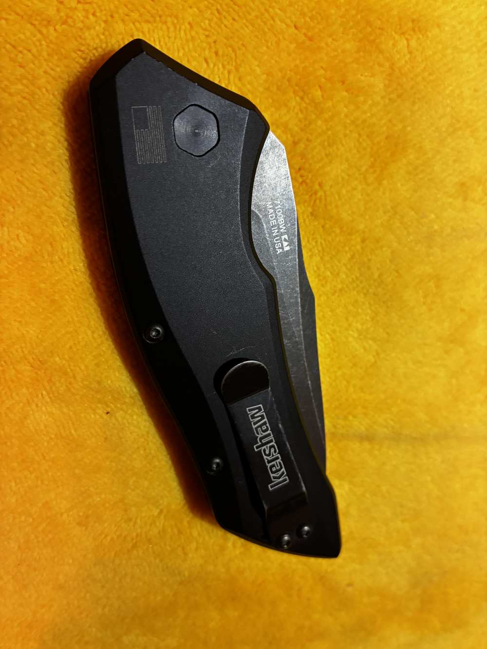 Kershaw Launch 1 Auto 7100BW, USA-made tactical automatic pocket knife-img-3