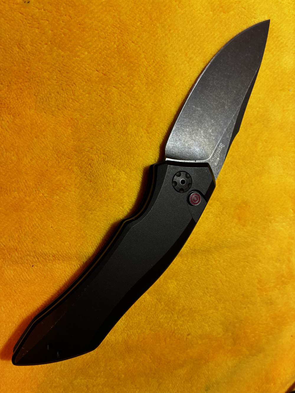 Kershaw Launch 1 Auto 7100BW, USA-made tactical automatic pocket knife-img-1