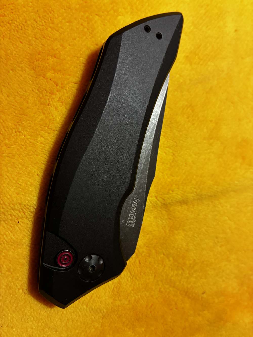 Kershaw Launch 1 Auto 7100BW, USA-made tactical automatic pocket knife-img-2