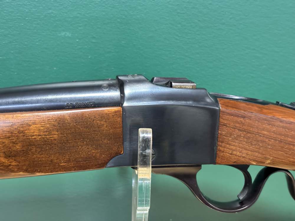 Ruger No. 3 .22 Hornet Falling Block Single Shot Rifle 22" Wood Stock-img-8