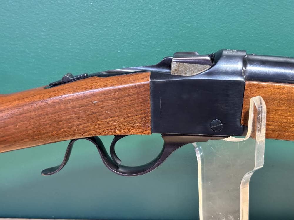 Ruger No. 3 .22 Hornet Falling Block Single Shot Rifle 22" Wood Stock-img-1