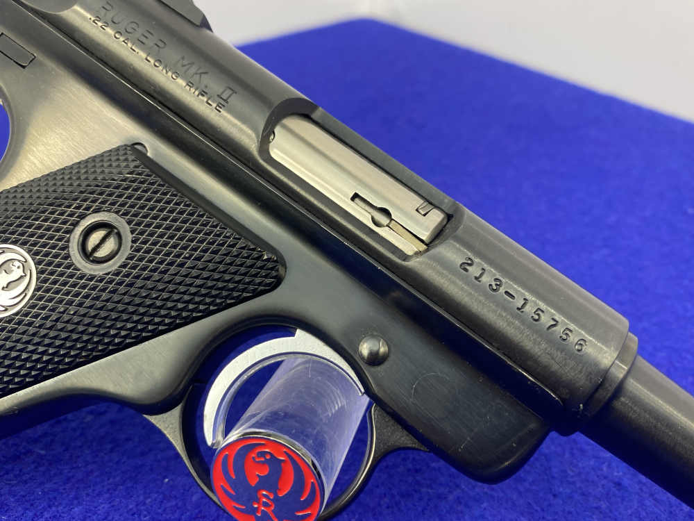 1987 Ruger Mark II Standard .22 LR Blued 4.75" *CLASSIC RIMFIRE PISTOL*-img-11