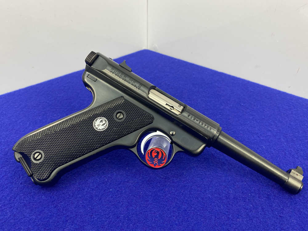 1987 Ruger Mark II Standard .22 LR Blued 4.75" *CLASSIC RIMFIRE PISTOL*-img-8