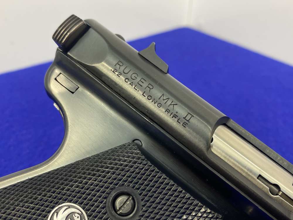 1987 Ruger Mark II Standard .22 LR Blued 4.75" *CLASSIC RIMFIRE PISTOL*-img-10