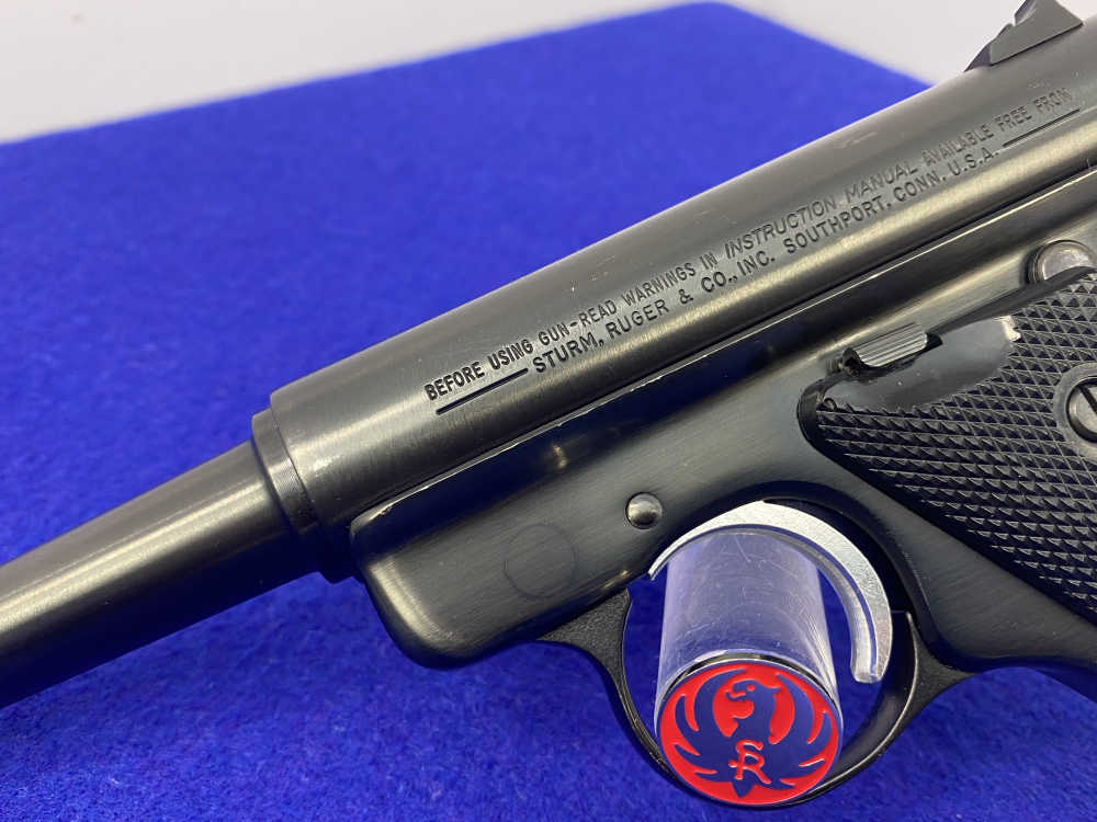 1987 Ruger Mark II Standard .22 LR Blued 4.75" *CLASSIC RIMFIRE PISTOL*-img-6